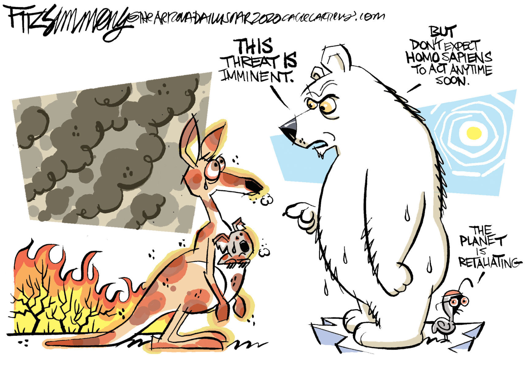 Daily Fitz Cartoon: Australia